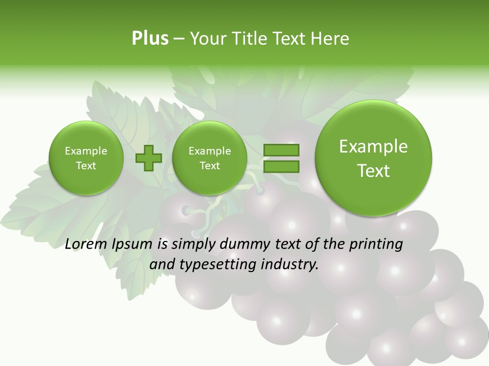 Sappy Stylized Juicy PowerPoint Template
