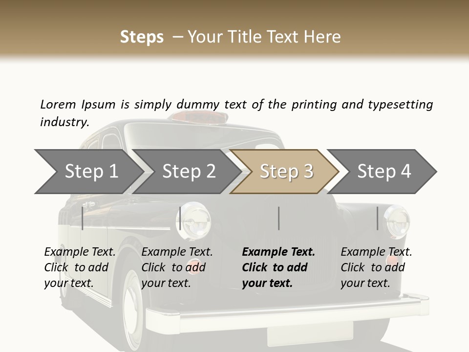 Path Travel Fuel PowerPoint Template