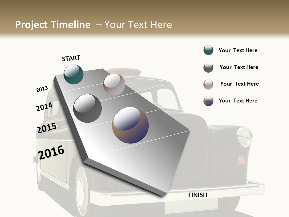 Path Travel Fuel PowerPoint Template