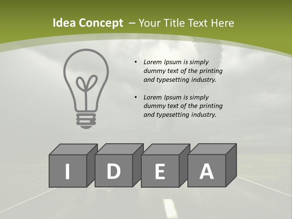 Wild Power Light PowerPoint Template