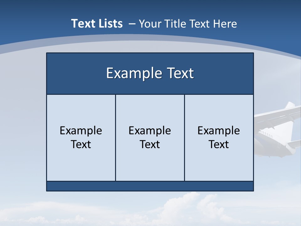 A Plane Flying In The Sky With The Sun In The Background PowerPoint Template