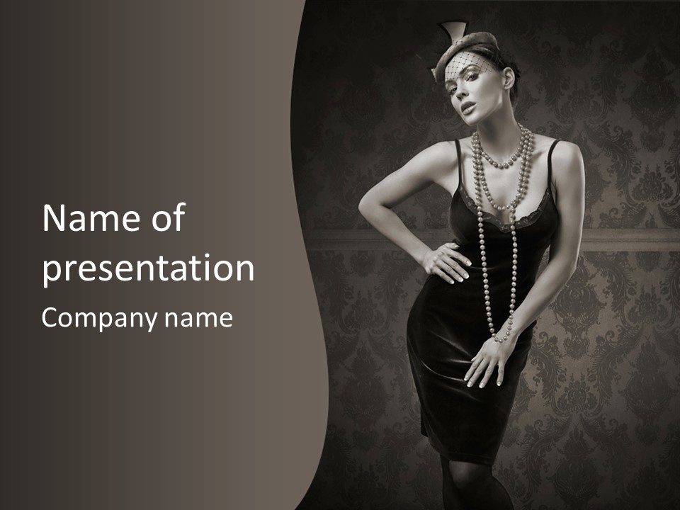 Style Cabinet Couture PowerPoint Template