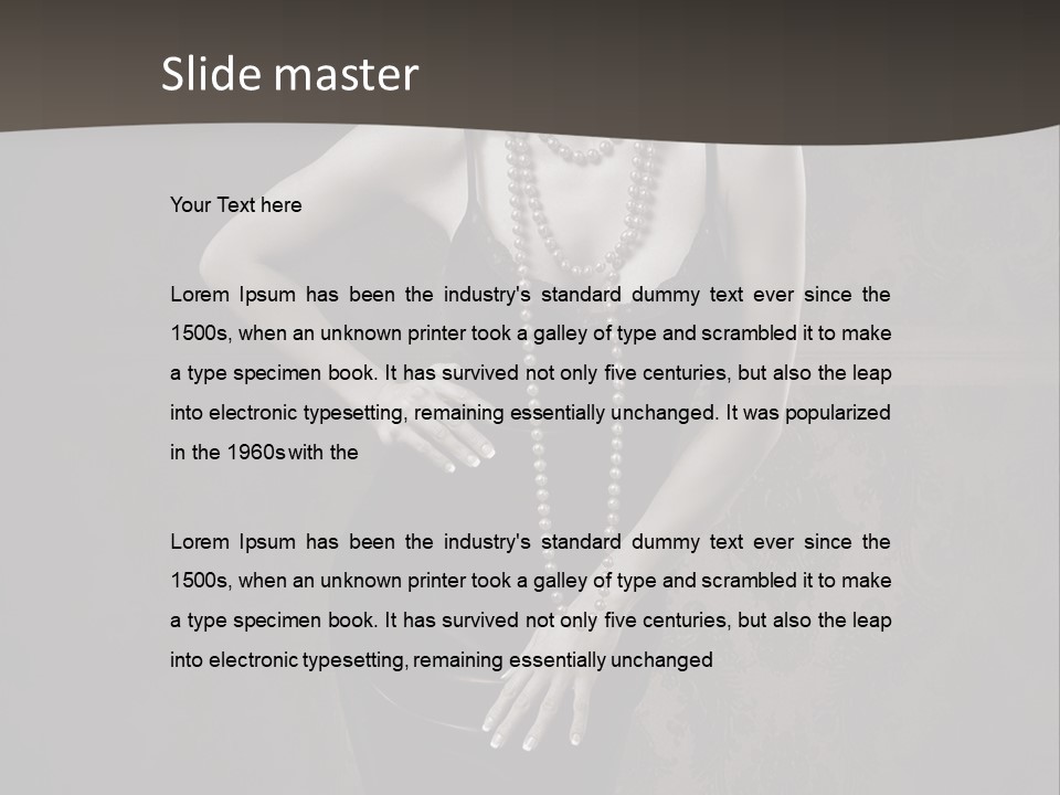 Style Cabinet Couture PowerPoint Template