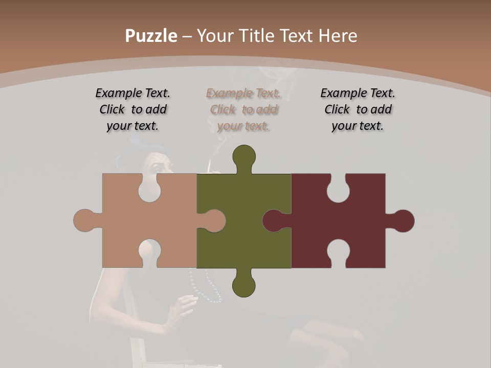 Attractive Couture Vintage PowerPoint Template