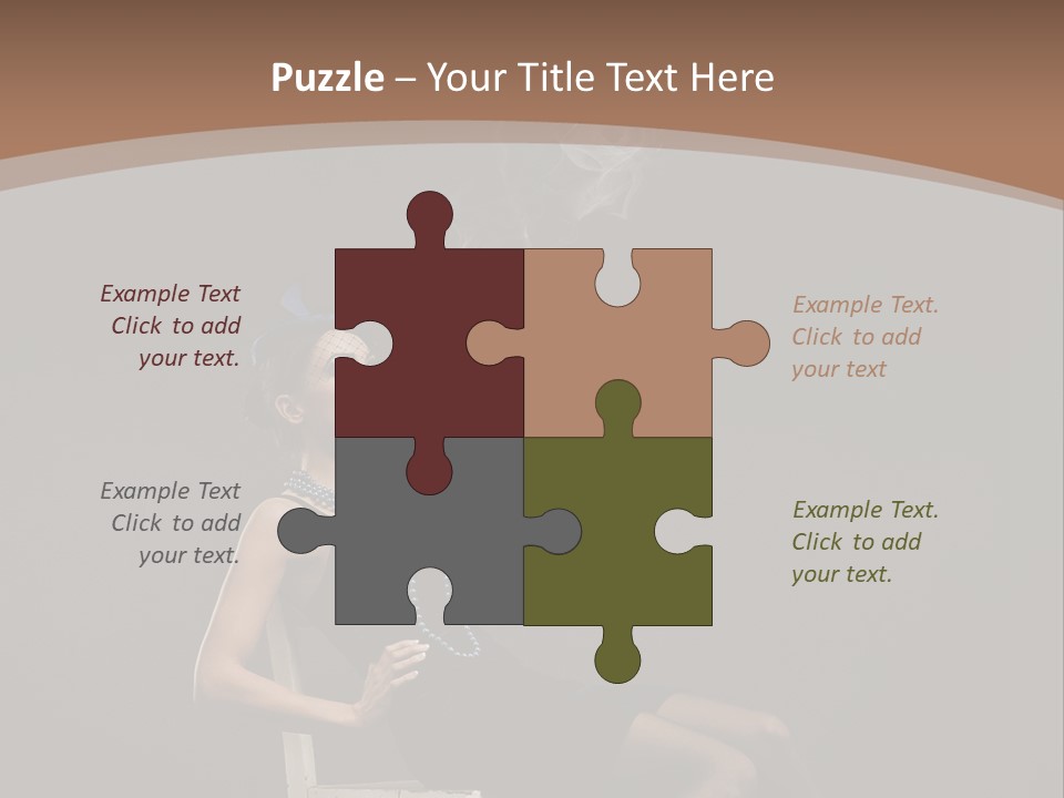 Attractive Couture Vintage PowerPoint Template