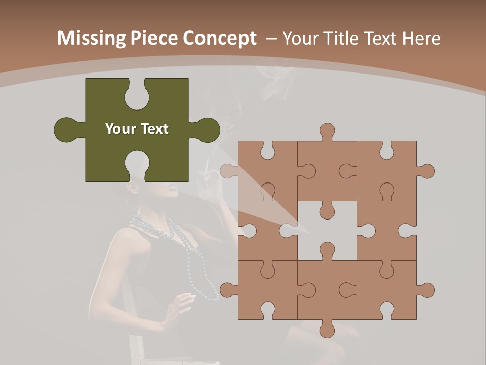 Attractive Couture Vintage PowerPoint Template