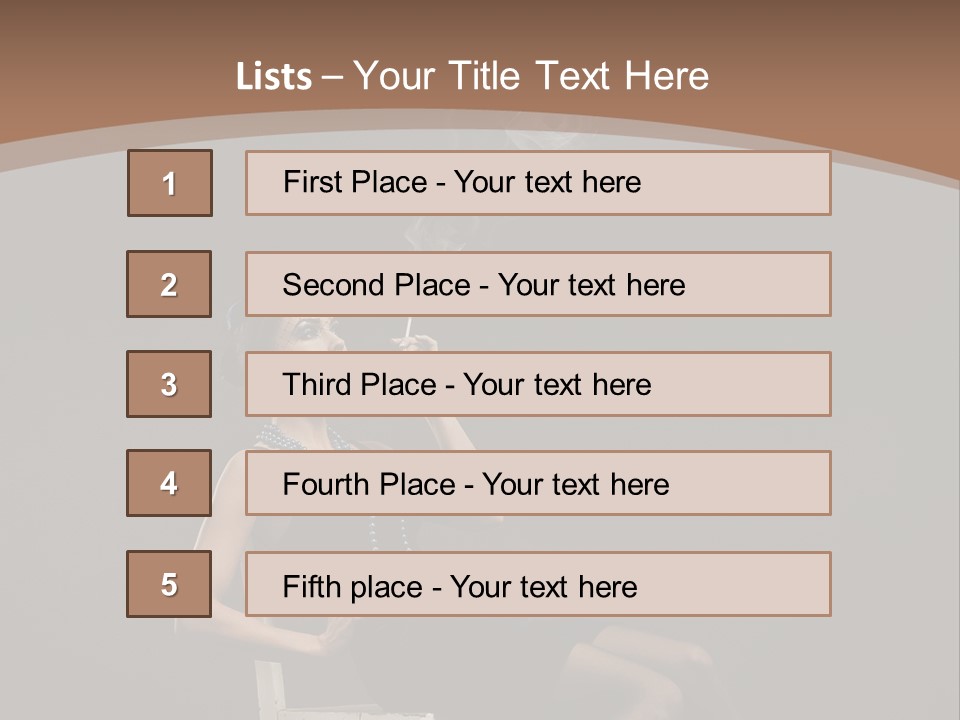 Attractive Couture Vintage PowerPoint Template