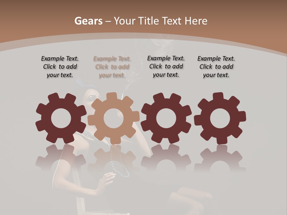 Attractive Couture Vintage PowerPoint Template