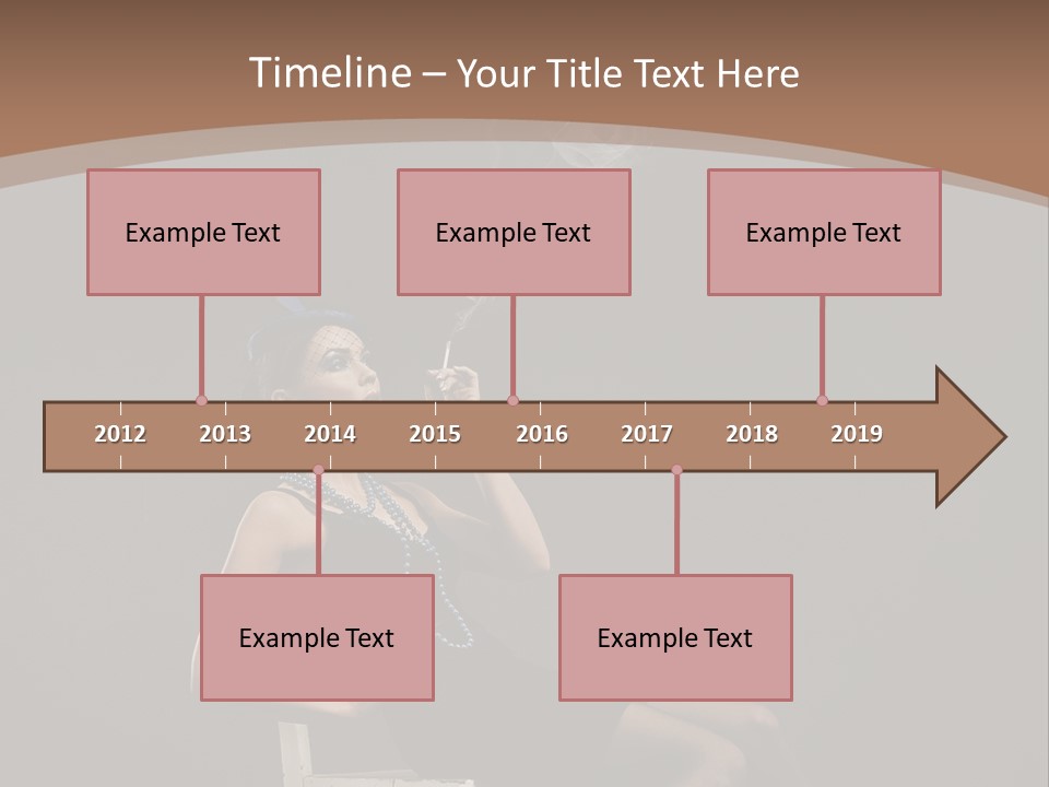 Attractive Couture Vintage PowerPoint Template