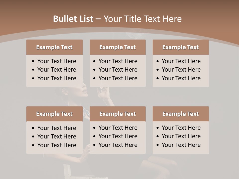 Attractive Couture Vintage PowerPoint Template