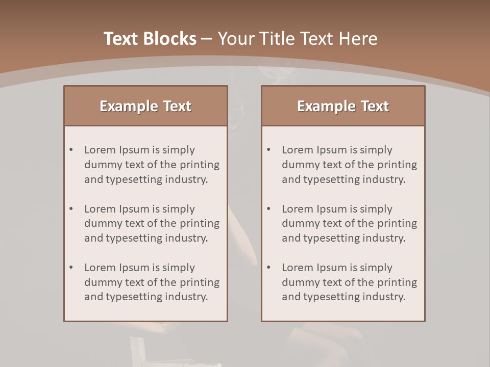 Attractive Couture Vintage PowerPoint Template