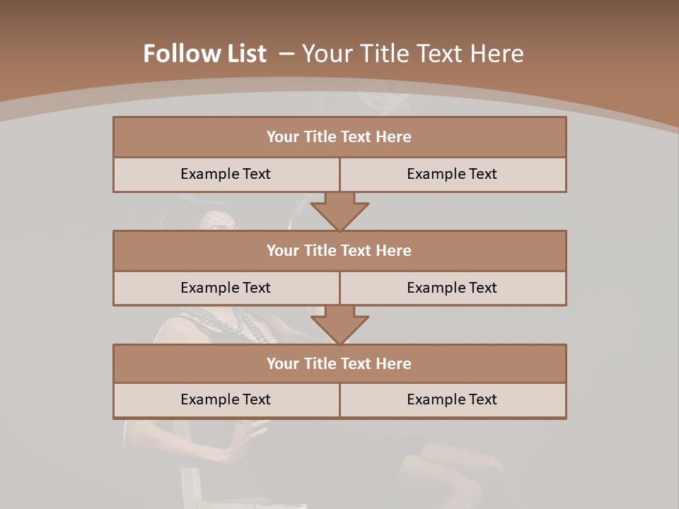 Attractive Couture Vintage PowerPoint Template