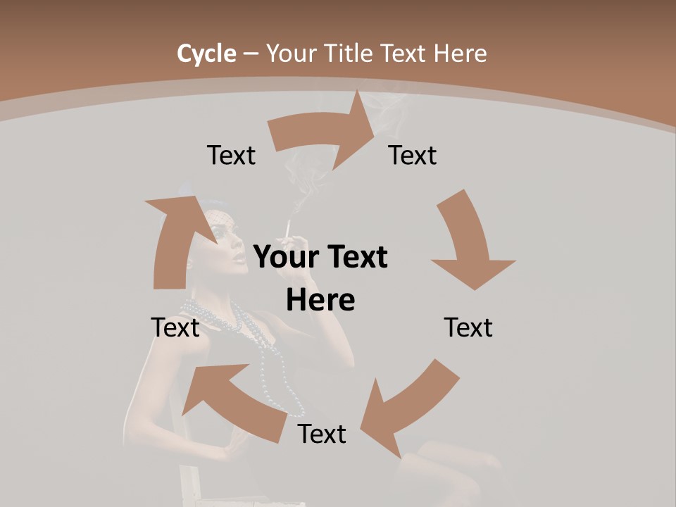 Attractive Couture Vintage PowerPoint Template