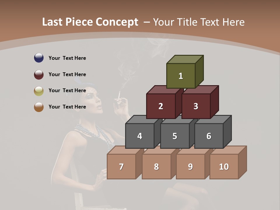 Attractive Couture Vintage PowerPoint Template