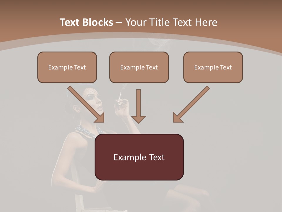 Attractive Couture Vintage PowerPoint Template