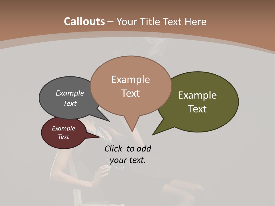 Attractive Couture Vintage PowerPoint Template