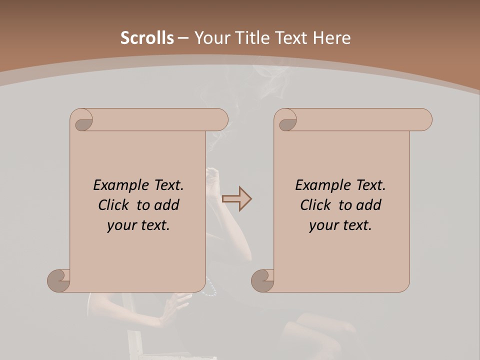 Attractive Couture Vintage PowerPoint Template