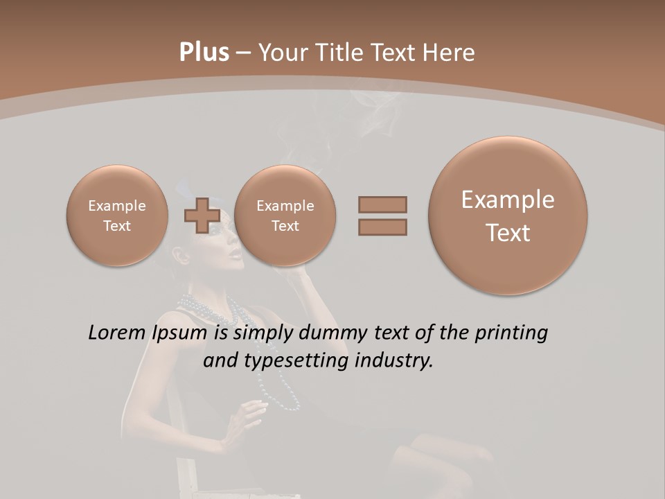 Attractive Couture Vintage PowerPoint Template