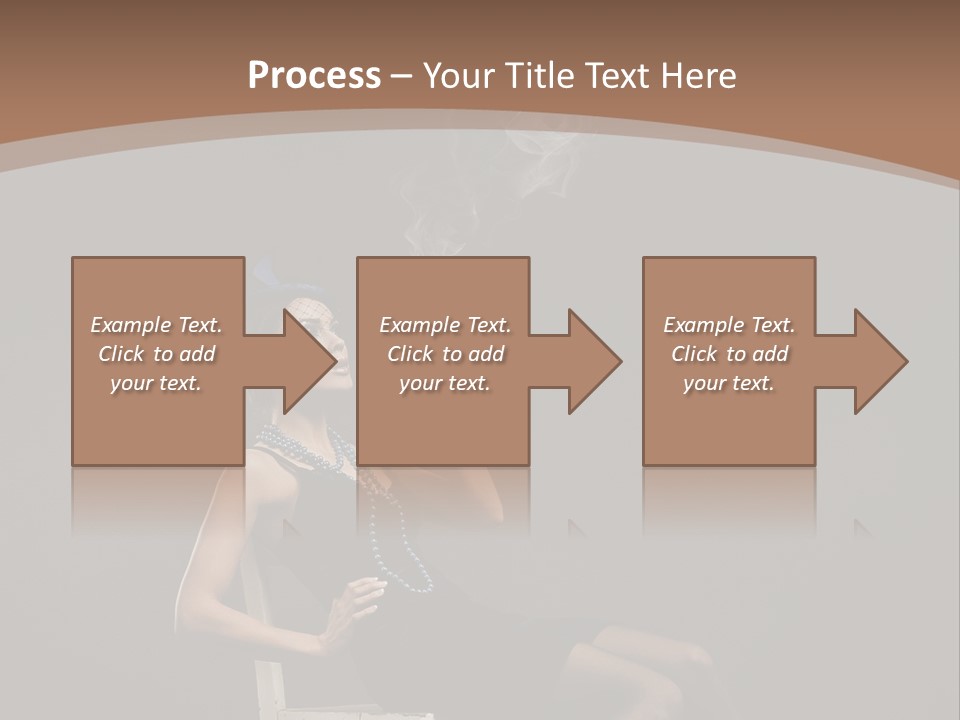 Attractive Couture Vintage PowerPoint Template