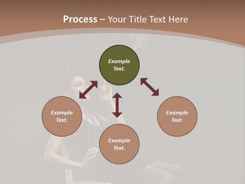 Attractive Couture Vintage PowerPoint Template