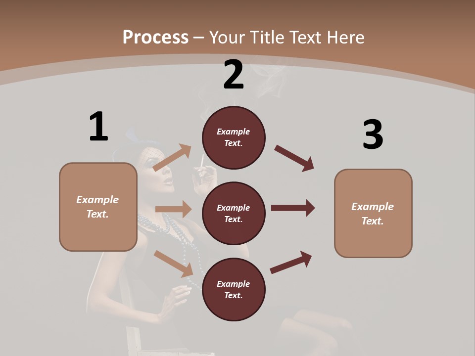 Attractive Couture Vintage PowerPoint Template