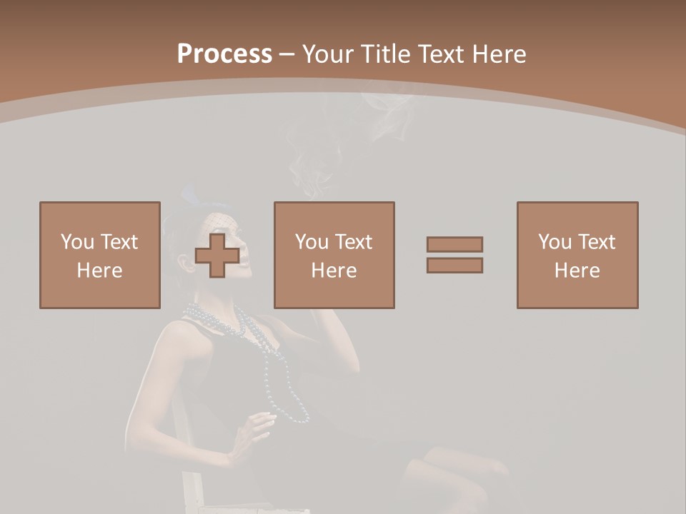 Attractive Couture Vintage PowerPoint Template