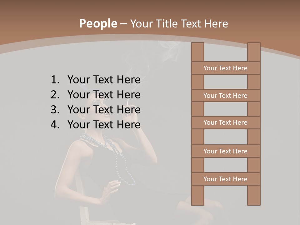 Attractive Couture Vintage PowerPoint Template