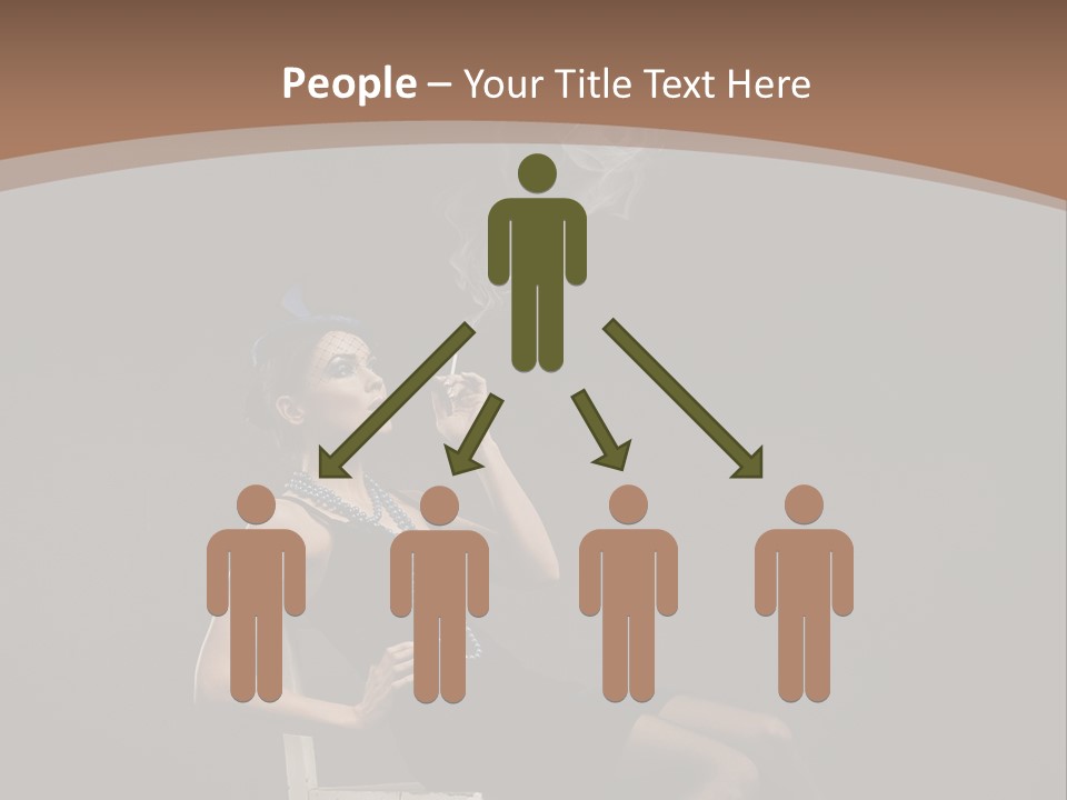 Attractive Couture Vintage PowerPoint Template