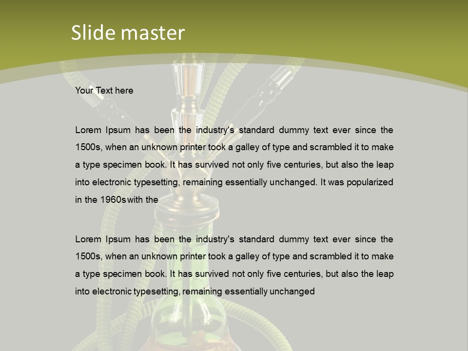 Background Puff Turkey PowerPoint Template