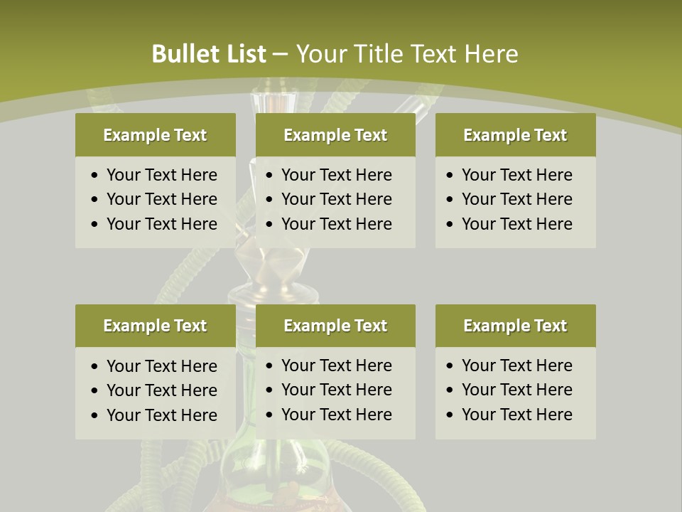 Background Puff Turkey PowerPoint Template