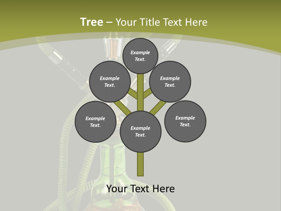 Background Puff Turkey PowerPoint Template