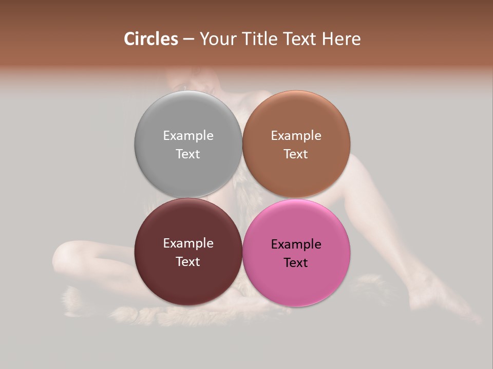 Body Lady Grey PowerPoint Template