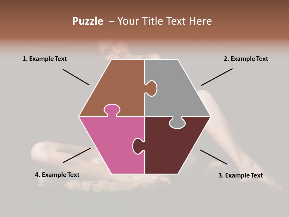 Body Lady Grey PowerPoint Template