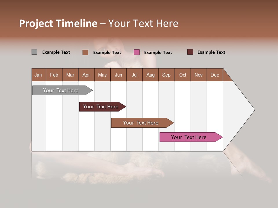 Body Lady Grey PowerPoint Template