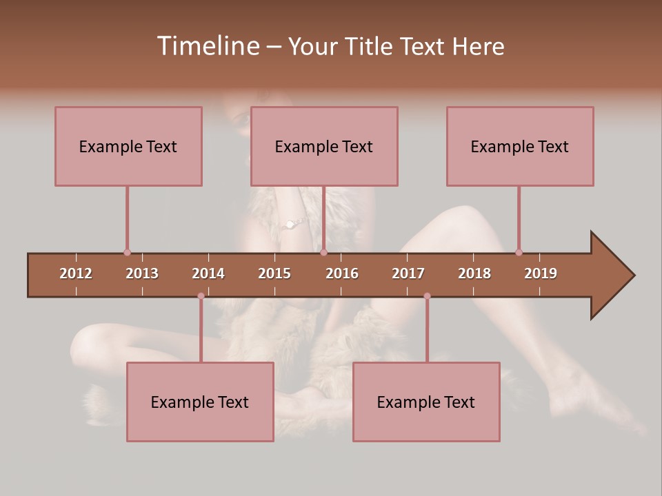 Body Lady Grey PowerPoint Template