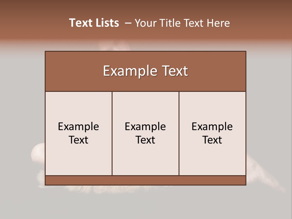 Body Lady Grey PowerPoint Template