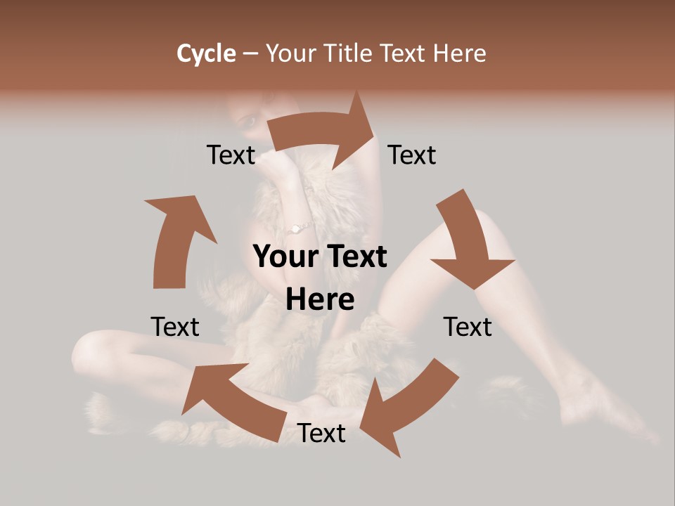 Body Lady Grey PowerPoint Template