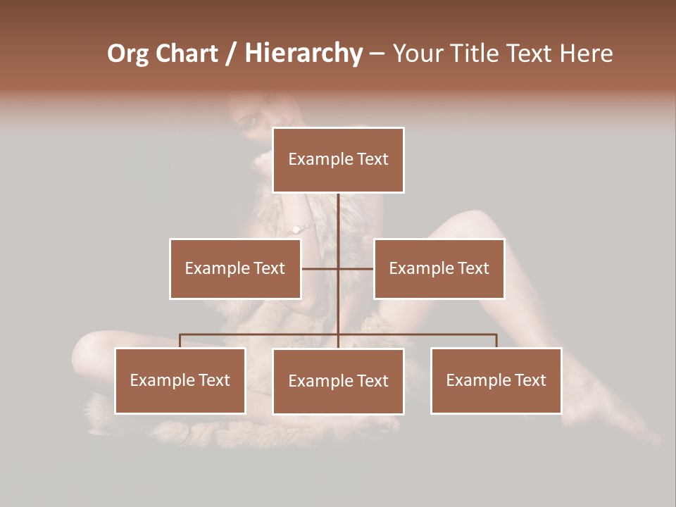 Body Lady Grey PowerPoint Template