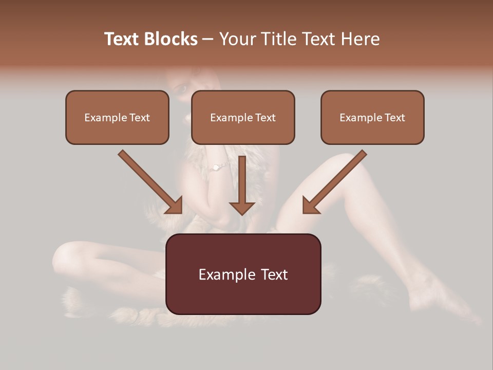 Body Lady Grey PowerPoint Template