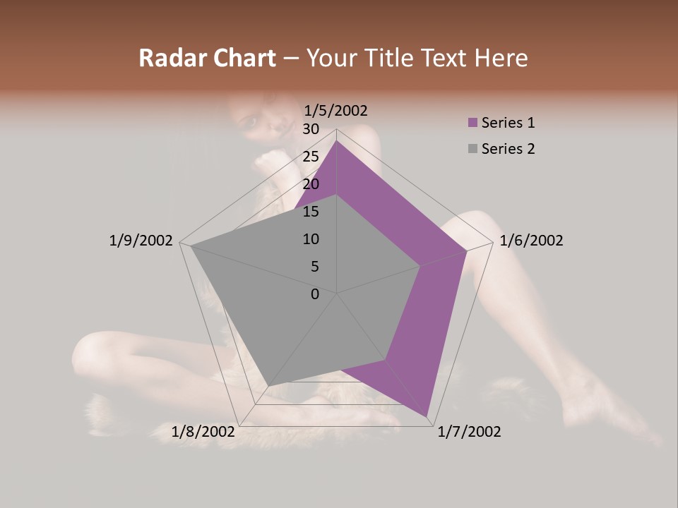 Body Lady Grey PowerPoint Template