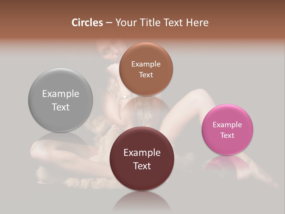 Body Lady Grey PowerPoint Template