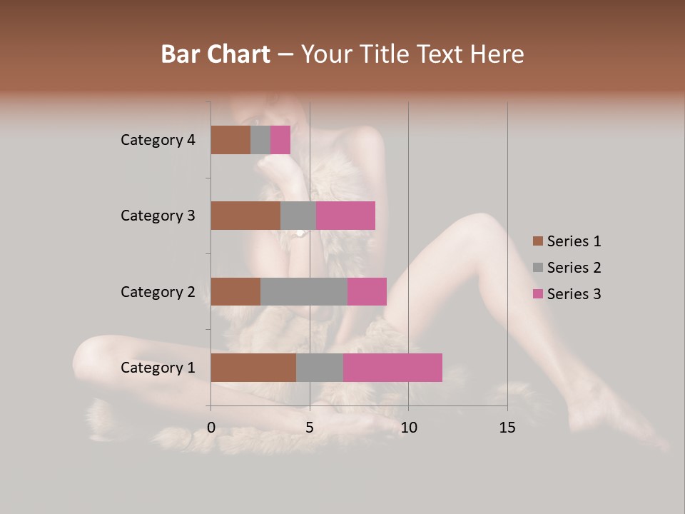 Body Lady Grey PowerPoint Template