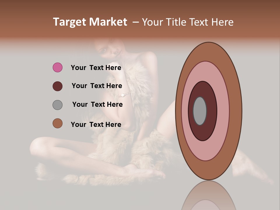 Body Lady Grey PowerPoint Template