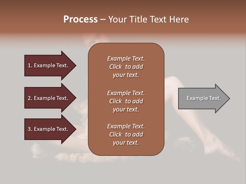Body Lady Grey PowerPoint Template