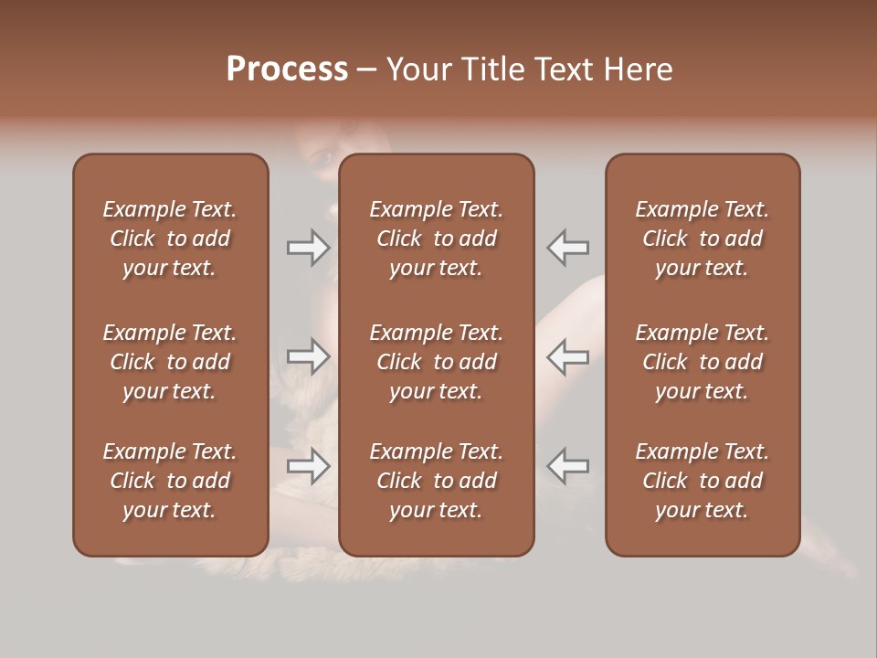 Body Lady Grey PowerPoint Template