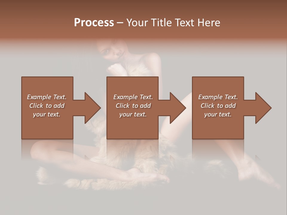 Body Lady Grey PowerPoint Template