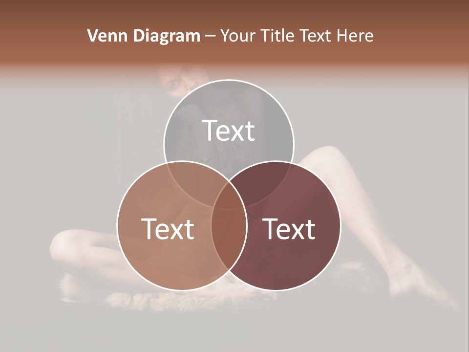 Body Lady Grey PowerPoint Template