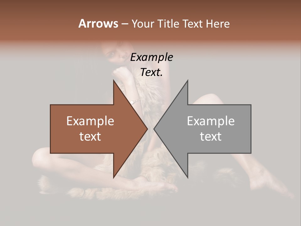 Body Lady Grey PowerPoint Template