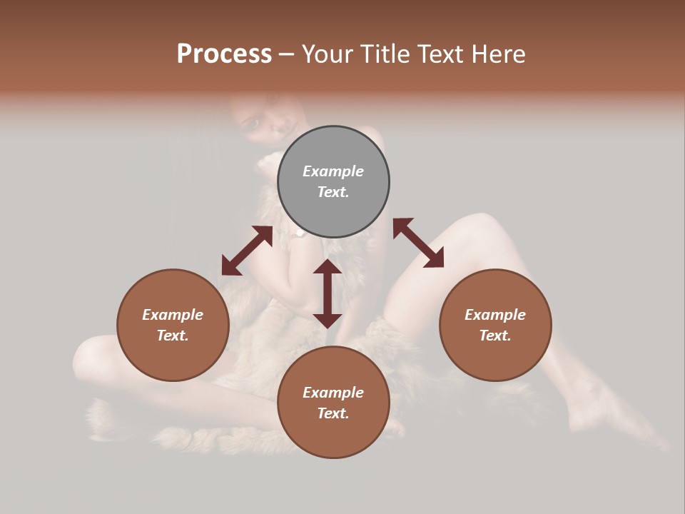 Body Lady Grey PowerPoint Template