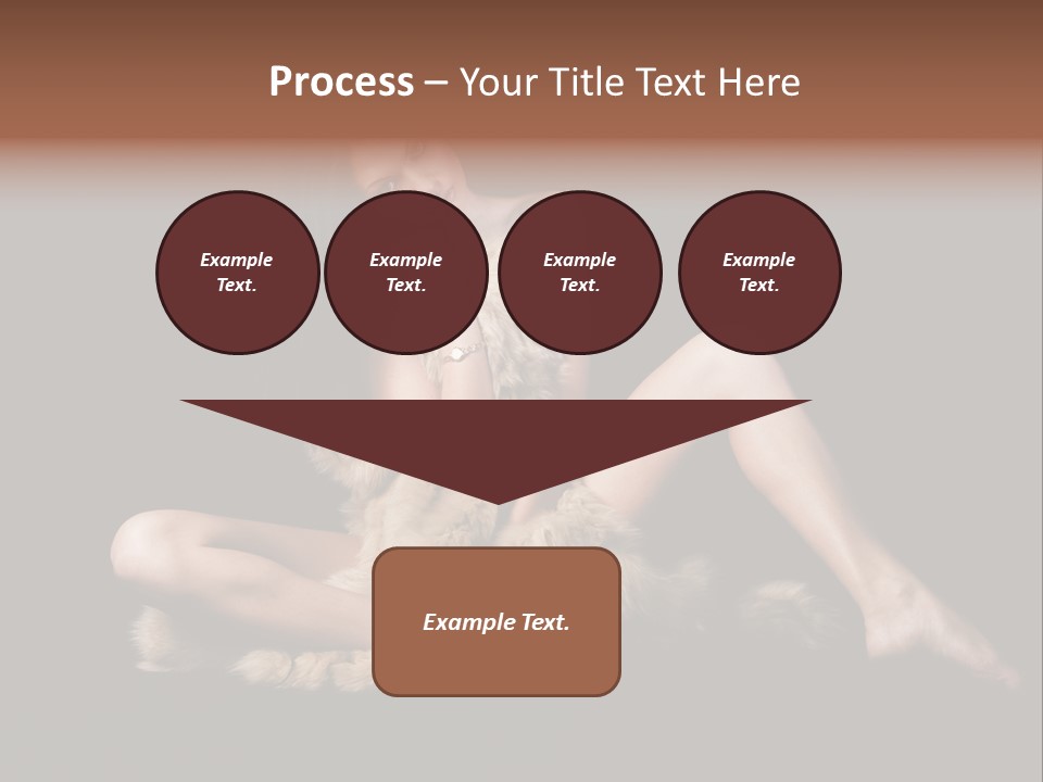 Body Lady Grey PowerPoint Template